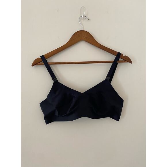 Knix Nursing Bra Set of Two Black Nude Size 3 Lightweight Convertible EUC no pad - Picture 1 of 13